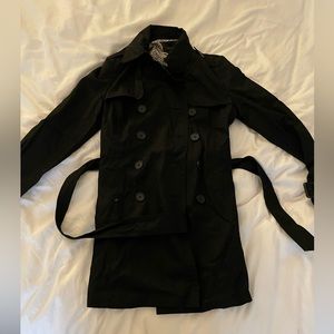 Banana Republic black trench coat